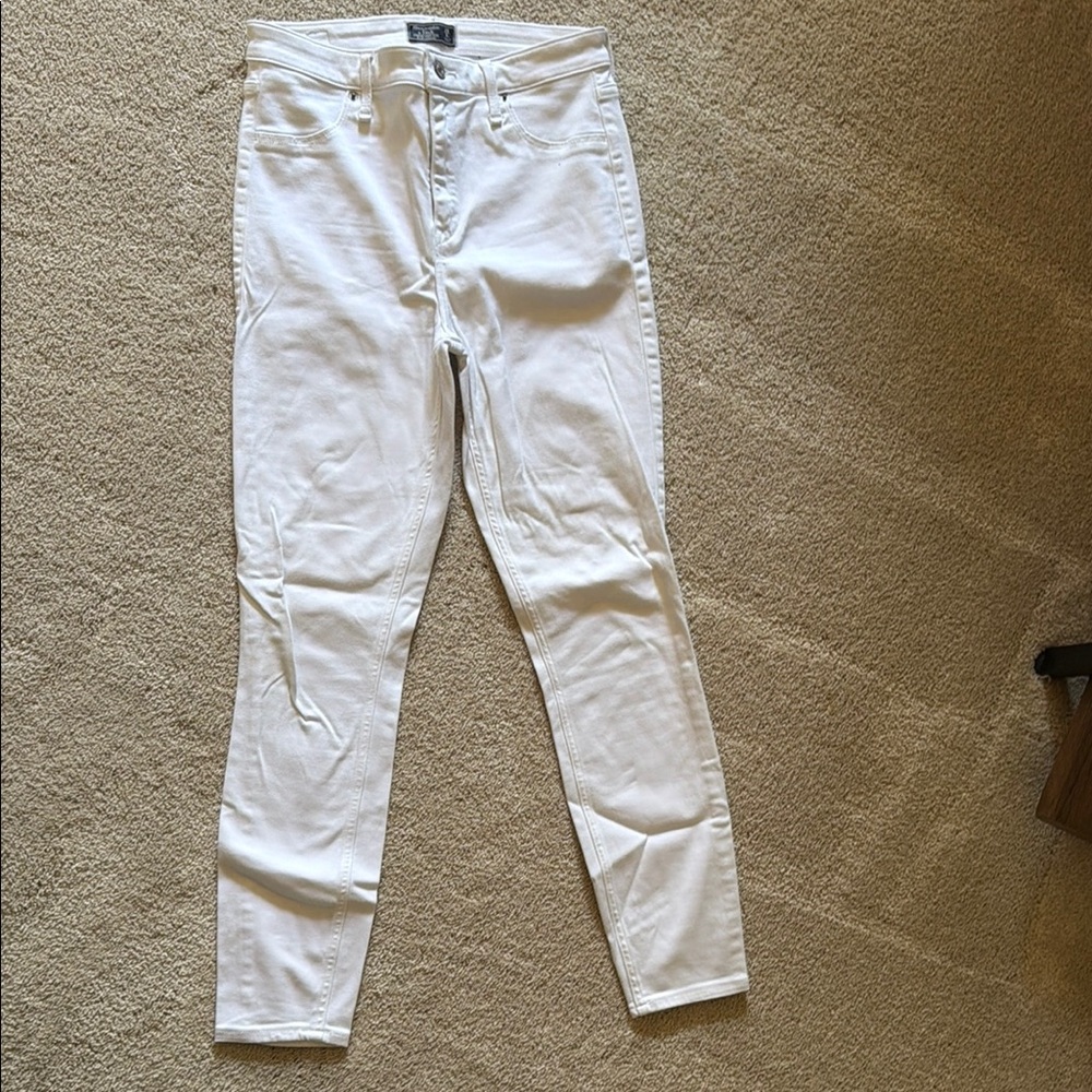 White Women's Jeans skinny stretch